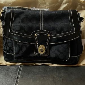 Coach look black cross body bag (not real). NWT